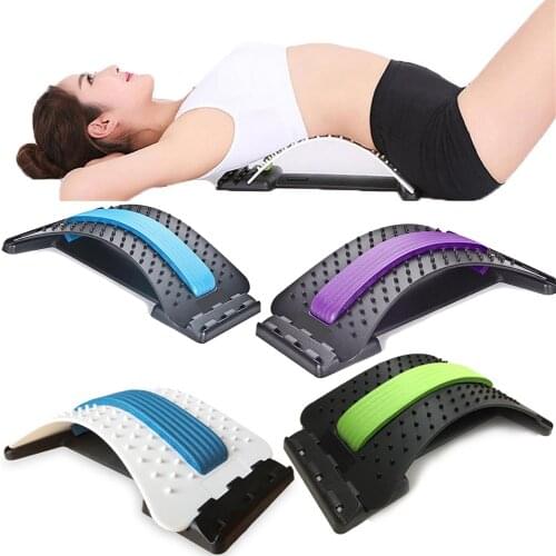 Newly Mini Multifunctional Back Stretcher Lower Upper Pain Waist Relaxation Lumbar Stretching Posture Corrector for Office Chair
