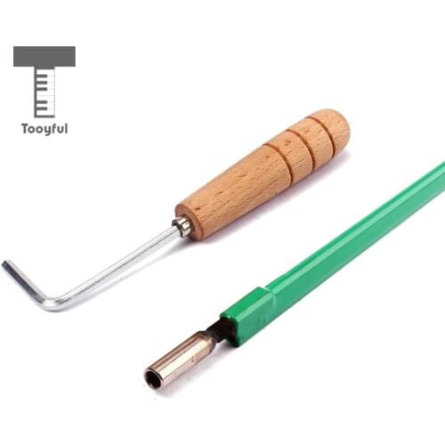 Tooyful Brand New Steel Classical Guitar Truss Rod 375mm Green With Wrench DIY Guitar Accessory for Stringed Instruments Guitar