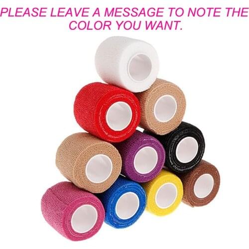 New Tattoo Bandage Disposable Self Adhesive Elastic Bandage For Handle With Tube Tightening For Tattoo Accessories Drop Shipping