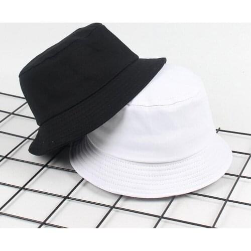 2018 Children Bucket Hat Unisex solid color kids Bob Caps Hip Hop Gorros boys girls Beach Sun Fishing hat panana for kids