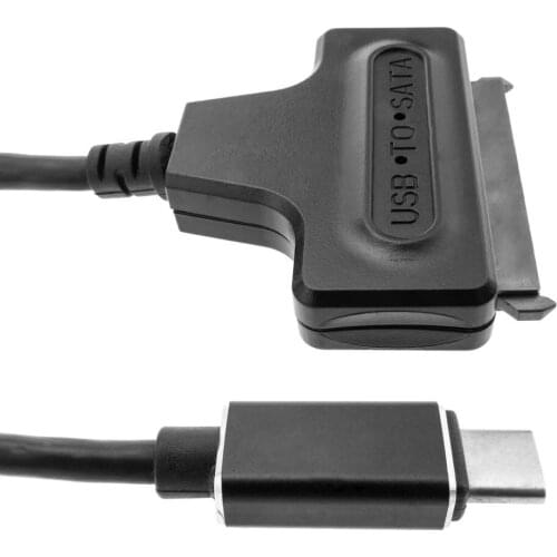 External Hard Drive Converter USB 3.1 male to SATA 22pin Adapter Sata Cable for 2.5 Inch SATA Laptop HDD SSD