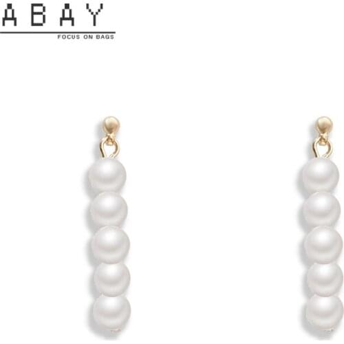 Hot Deals Baroque Pearl Earrings Women 2020 New Versatile Classic Simple Super Fairy Temperament Tassel High Sense Ear Pendant