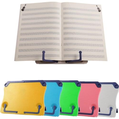Portable Antiskid Table Books Holder Folding Adjustable Music Stands Tablet Rack Shelf