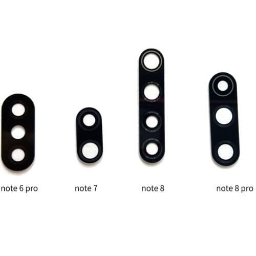 20pcs For Xiaomi Redmi Note 8 pro Redmi 8 8A Redmi Note 7 6 pro Rear back camera glass lens with sticker