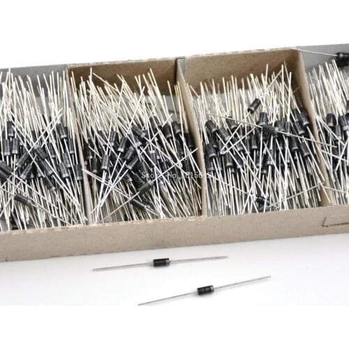 100PCS 1N4007 1N5819 1N4001 UF4007 FR107 FR157 FR207 1N4004 1N4937 HER107 RL207 1N5817 1N5399 DO-41 Rectifier Diode