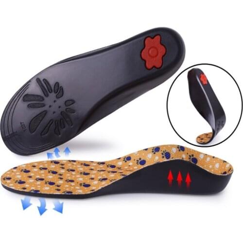 1 Pair Childrens Arch Pad Foot Care Insole Flat Foot Breathable Insole Arch Support Shock Absorption
