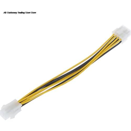 1Pcs 4 Pin To 8 Pin Motherboard CPU Power Adapter Cable Power Supply Line