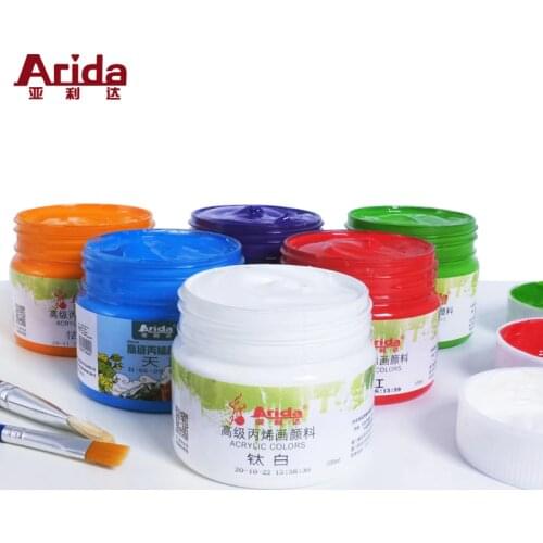 100ml Acrylic Paint Set DIY Painting Pigment Textile Paint for Artists Ceramic Stone Wall Craft Paints Color Pigments