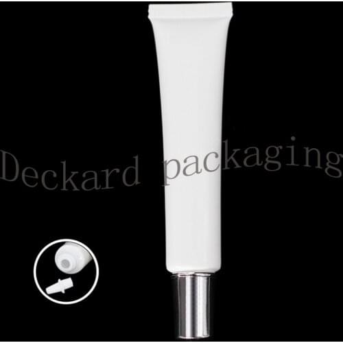 100pcs 30g Empty White Soft Lotion Tube Cosmetics Packaging,30g shampoo Plastic Bottles,Skin Care Cream Containers Tube