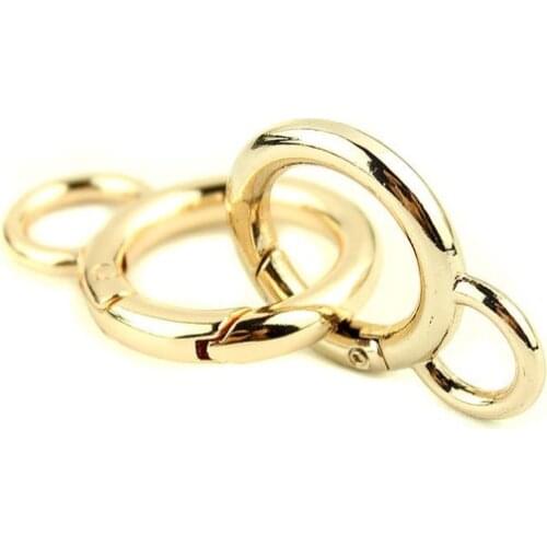 2.0 cm Diameter Golden Purse Clasp, Round Ring 40PCS/Lot