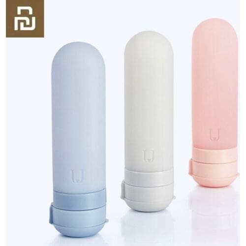 3Pcs Youpin U Travel Bottle 50ml Box Sub Bottle Silicone Portable Travel Bottle Food Grade Safety Silicone Eash Bottle