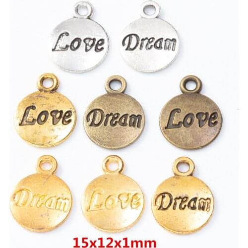 85 pieces of retro metal zinc alloy Nameplate Pendant for DIY handmade jewelry necklace making 8097-8098