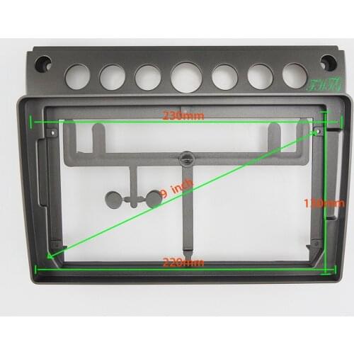 9 INCH Car Audio Frame GPS Navigation Fascia Panel Car dvd Plastic Frame Fascia is suitable for 2009-2014 PROTON LOTUS L3