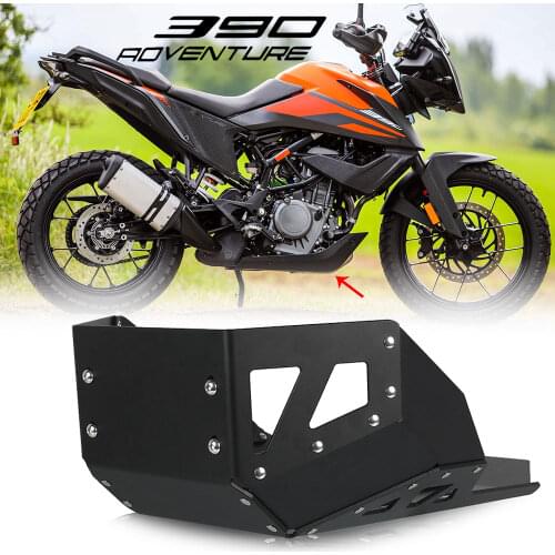 Motorcycle CNC Aluminium Skid Plate Bash Frame Guard Protector Cover For 390 ADVENTURE 390 Adventure 2019 2020 2021 Accessories