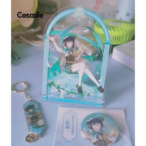Cosmile Game Genshin Impact Venti Acrylic Mobile Phone Support Holder Cute Collection Limited Cosplay Cos Gift C