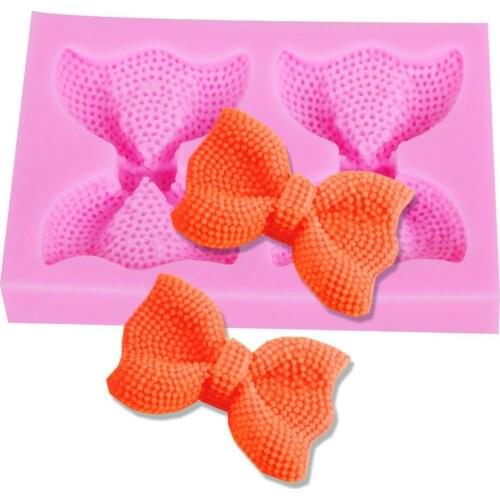 Bow Fondant Cake Mold Kitchen Mould Chocolate Cake Ultra-light Clay Decoration Mold