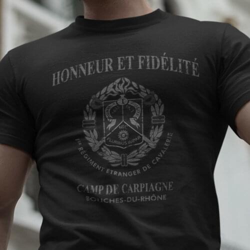 Legion Etrangere T-Shirt Fremdenlegion French Army 1er Regiment de Cavalerie