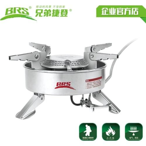 Hiker 2270W Camping Gas Stove BRS-10 Backpacking Stove With Convenient Ceramic Piezo Ignition Portable Burner With Carrying Case