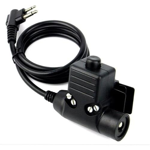 U94 PPT Cable Adaptor For Z Tactical Bowman Elite II Headset For Motorola CP040, CLS446 CLS1110, CLS1410 CP200 RDU2020 GP88