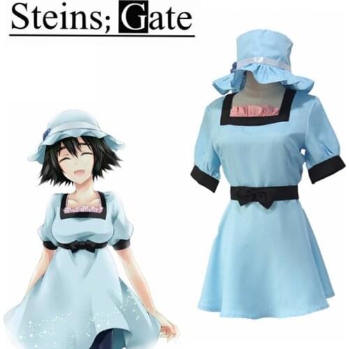 Games Steins Gate Cosplay Costumes Shiina Mayuri Lolita Maid Princess Dress Full Set Women Girls Party Carnival Uniform Clothes