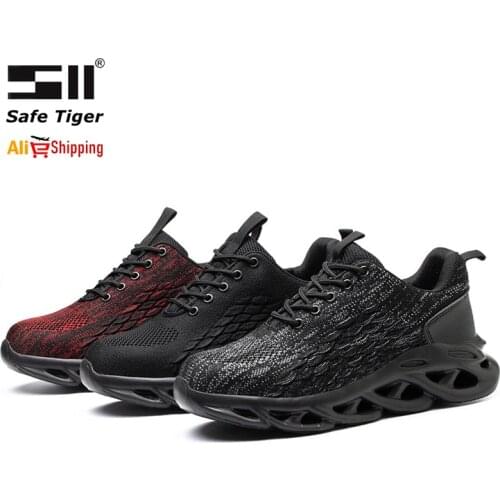 Lightweight Work Shoes Fashion European Standard Steel Toe Shoes Puncture-Proof Sneakers Safety Work Shoes Safety Shoes