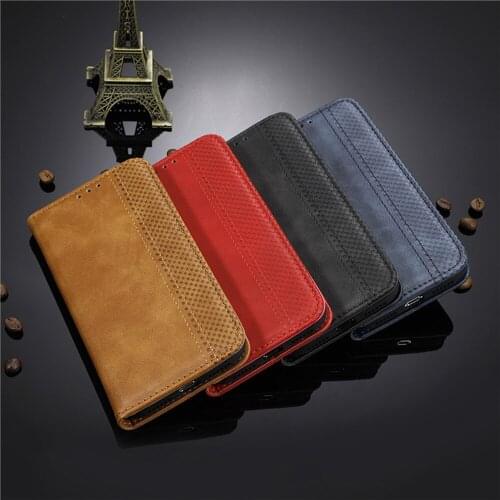 Retro Magnetic Phone Case Shockproof Protective Cover Shell for Sharp AQUOS Sense3 Plus Phone Accessories