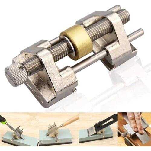 Brass/Stainless Steel Honing Guide Jig for Chisel Plane Blade Graver Iron Edge Sharpening Bevel Angle Sharpener Abrasive Tool