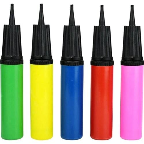 Balloon Pump Latex Balloon Accessories Balloon Chain Arch Hand Push Inflator Air Pump Wedding Birthday Party Decoration Supplies