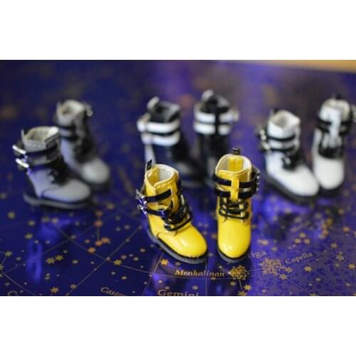 Obitsu11 OB11 doll shoes long boots suitable for OB11 cu-poche 1/12 BJD GSC doll accessories Day word buckle boots