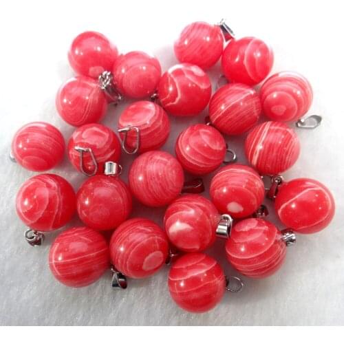 Wholesale Natural Stone Quartz Crystal tiger eye Turquoise Opal Charms Pendants For diy Jewelry Making necklace Accessories12PC