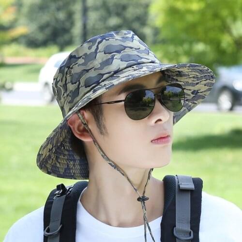Bucket Hat Sun Hat Fishermans Hat Mens Summer Outdoor Hat Wide Brim Packable Boonie Hat For Fishing Hiking Safari Beach