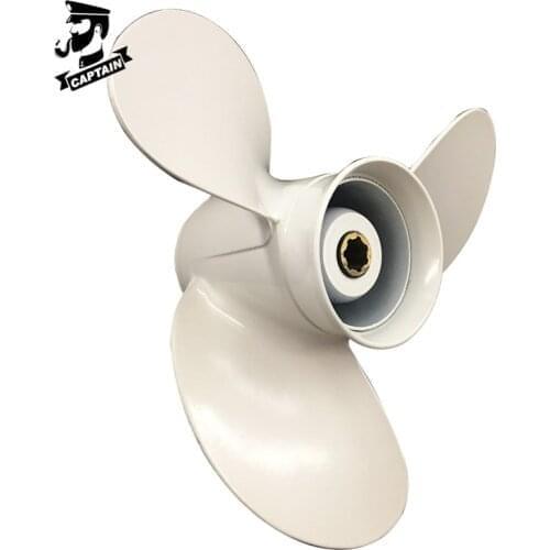 Outboard Propeller 8 1/2x7 1/2-N Fit Yamaha Engine 6HP 8HP F6 F8 F9.9 Aluminum 7 Tooth Spline RH 6G1-45943-00-EL