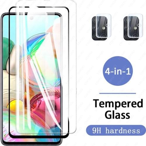 Protective Glass For Samsung Galaxy a71 a 71 71a SM-A715F SM-A715F/DS Screen Protectors Film camera lens Safty Tempered glass