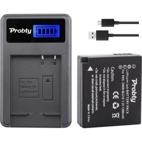 1pc DMW-BLG10 DMW BLG10 Camera Battery + USB Charger for Panasonic DMC-ZS60 DMC-ZS100 DMC-GX7 DMC-LX100 DMC-GF3 DMC-GF5 DMC-GF6