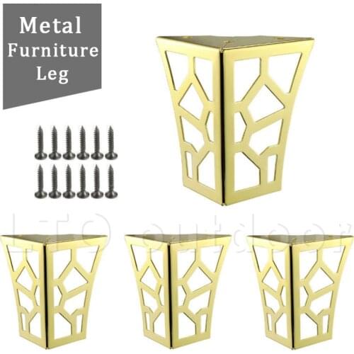 1PCS Hollow Out Modern Furniture Sofa Legs Heavy Duty Modern Style Cabinet Table Leg For Sofa Coffee Table Cabinet tv stands