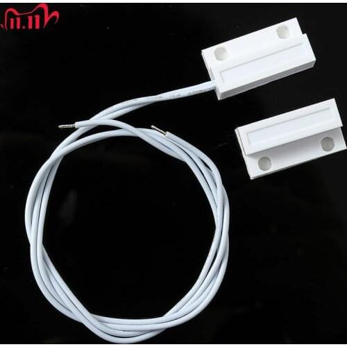 2 pair /lot MC-38 Wired Door Window Sensor Magnetic Switch Home Alarm System Detector