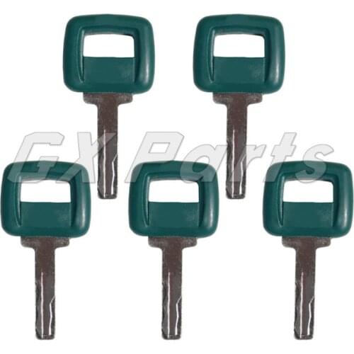 5Pcs Ignition Key 17225331 11039228 for Volvo Articulated Hauler A20C A25C A30C A40 DA25D A35D A40D A25D