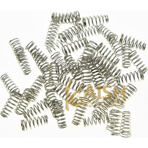 50x Single Coil Pickup Springs Pickup Mounting Spring for ST Nickel