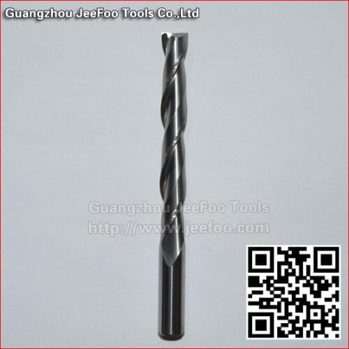 8*62mm Two Flute Carbide Spiral End Mills CNC Bits CEL 62mm / Cutting Tools for CNC Machine Engraving
