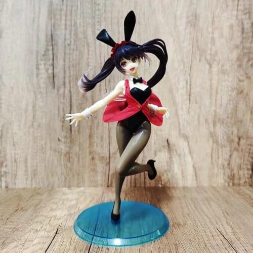 Anime Figure DATE A LIVE Tokisaki Kurumi Bunny girl Ver. PVC Action Figure Model Collection Doll Kids Toys Gifts