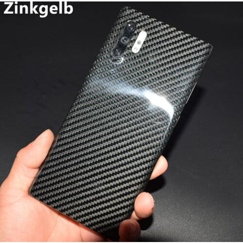 For Samsung Note 10 Plus Case Cover Luxury Slim Real Carbon Fiber Shockproof Armor Back Cover Phone Case for Samsung Note 10