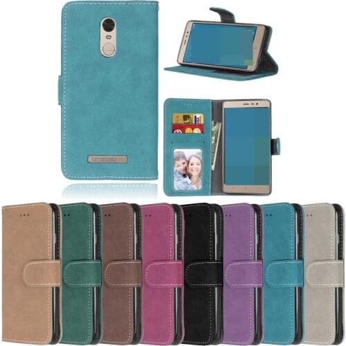 Case For Xiaomi Redmi 3S/Note 3/Note 4/Redmi Pro Cover Flip Card Slot stand holder leather Frosted phone case coque funda capa