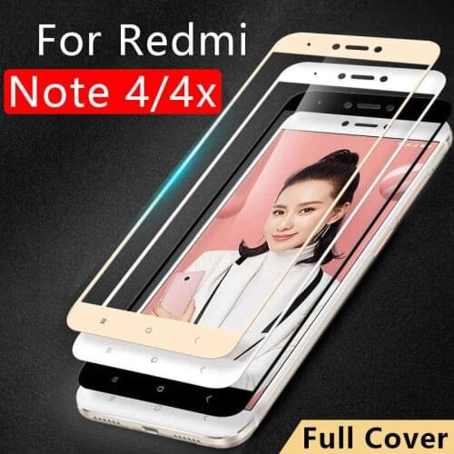 Case On Ksiomi Redmi Note 4 4x X Full Cover Tempered Glass Case for Xiaomi Redme Remi Not Note4 Note4x X4 Global protective Film