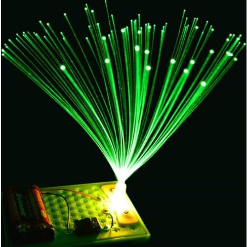 Colorful LED Fiber Nightlight Lamp Romantic Small Night Light For Chrismas Gift Colorful Flashing Light Luminous Toys Randomly