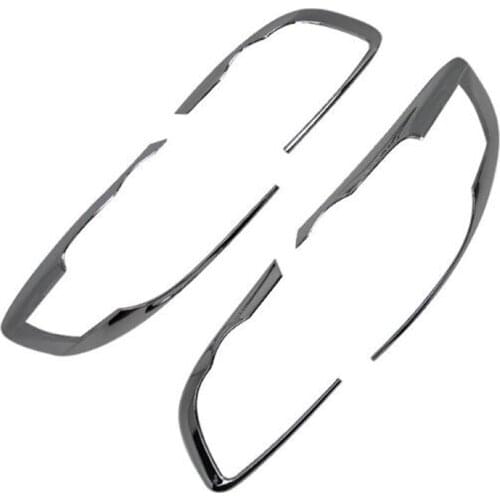 For Hyundai Santa Fe 2010 2011 2012 Car Rear Light Cover Trim Tail lights Lamp ABS Chrome Stickers Car-Styling Accessories