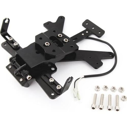 For Kawasaki Z1000 CNC License Plate Bracket Holder Frame Licence w/ LED Light Lamp Z 1000 2010 2011 2012 2013 2014 2015 2016