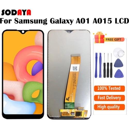 For Samsung Galaxy A01 A015 LCD Display With Touch Screen Digitizer A015F A015G A015DS Assembly For samsung A01 LCD Display
