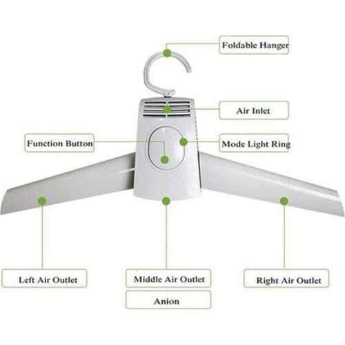 Electric Clothes Drying Rack Smart Hang Clothes Dryer Portable Outdoor Travel Mini Folding Available Clothing Shoes Heater 150w