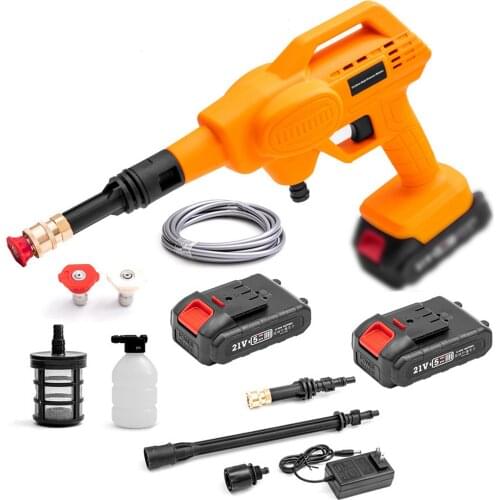 Electric Spray Water Gun High Pressure Car Washing Machine Cordless Auto Washer Cleaning Spray Gun EU Plug 110-240V