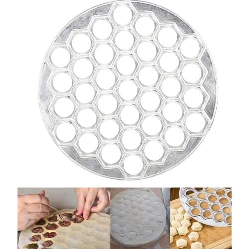 37 Holes Dumpling Mould Tools Dumplings Maker Ravioli Aluminum Mold Pelmeni Dumplings Kitchen DIY Tools Make Pastry Dumpling